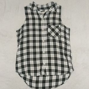 SUPER SOFT & FLOWY PLAID TANK